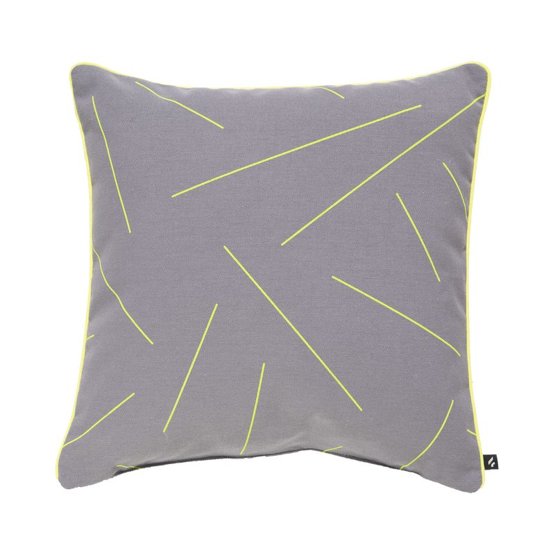 Coussin YURI coloris gris 40 x 40 cm