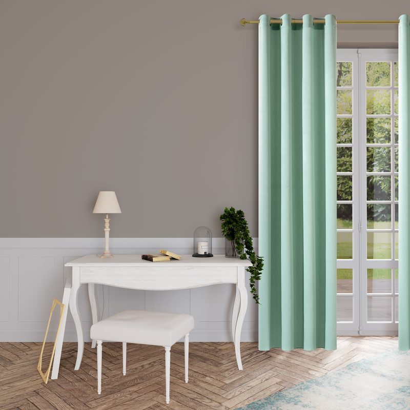 Rideau OTMAN coloris céladon 140 x 260 cm