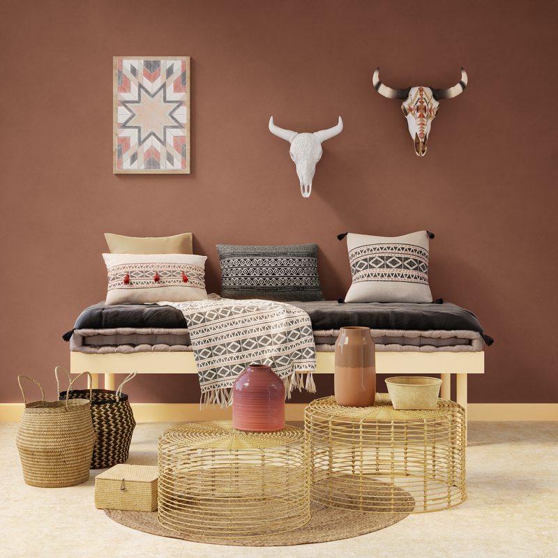 Décoration murale en bois YUKI coloris bois
