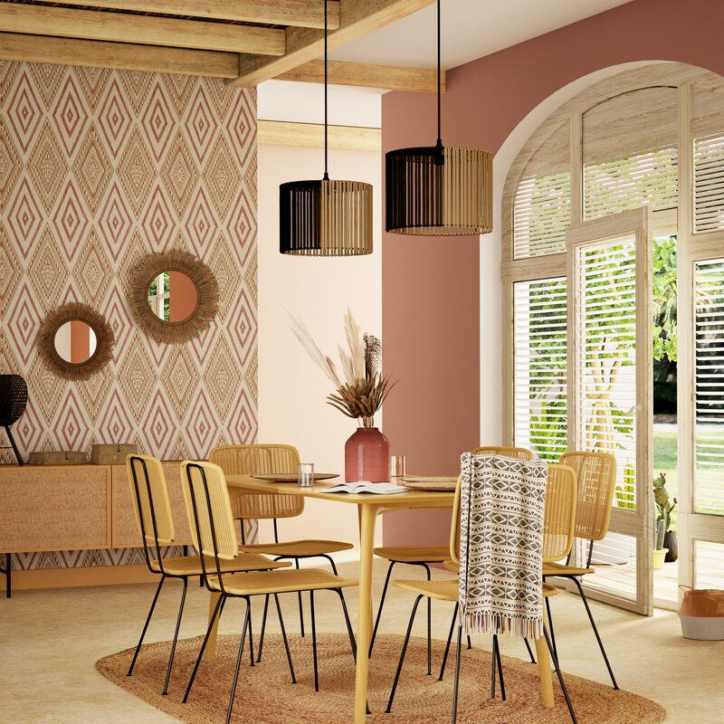 Suspension YUN coloris beige 25 x 49 cm