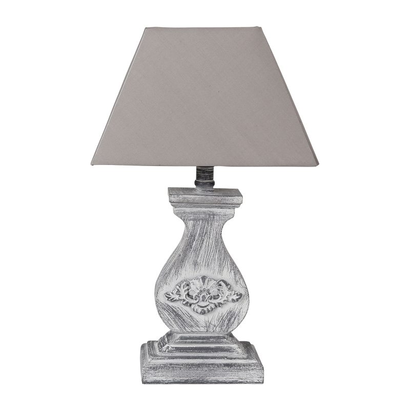 Lampe à poser LOUISA coloris taupe 42 x 25 cm