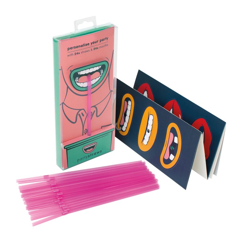 Pailles PARTY coloris multicolore