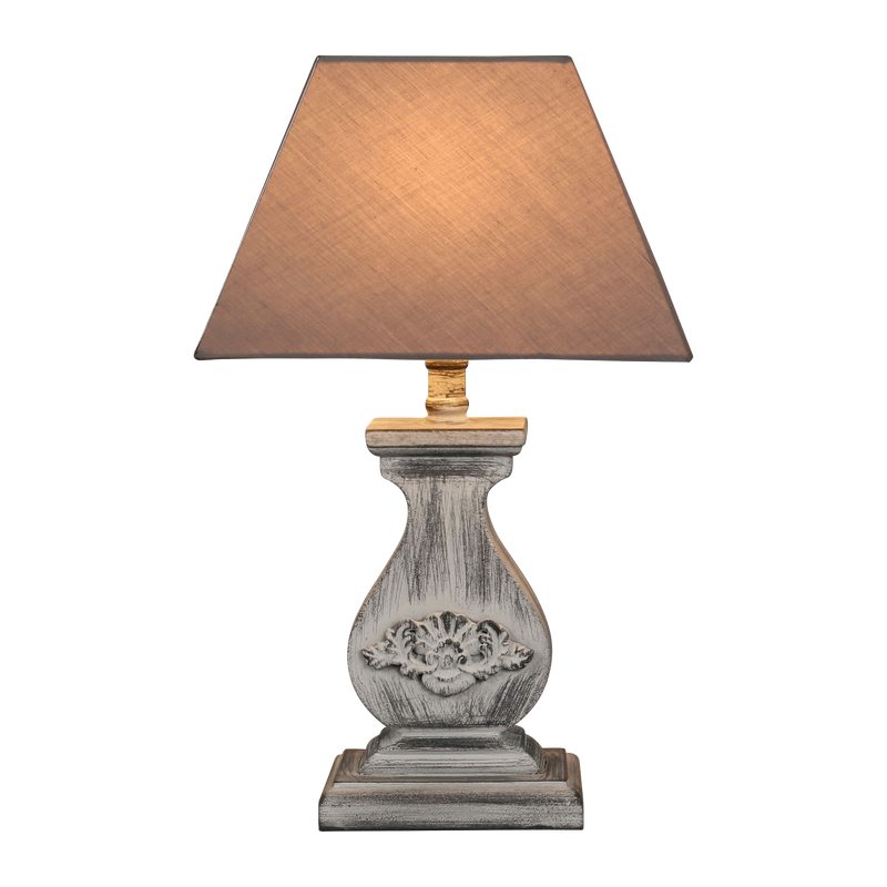 Lampe à poser LOUISA coloris taupe 42 x 25 cm