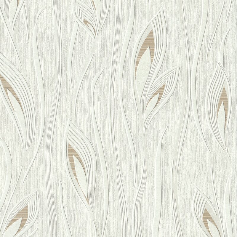 Papier peint intissé DIANA coloris blanc