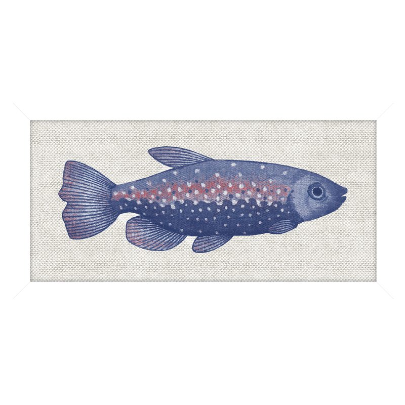 Tableau SEA FISH 14 x 30 cm