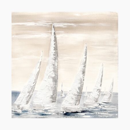 4MURS Toile peinte SAIL BOAT 58,5 x 59 cm