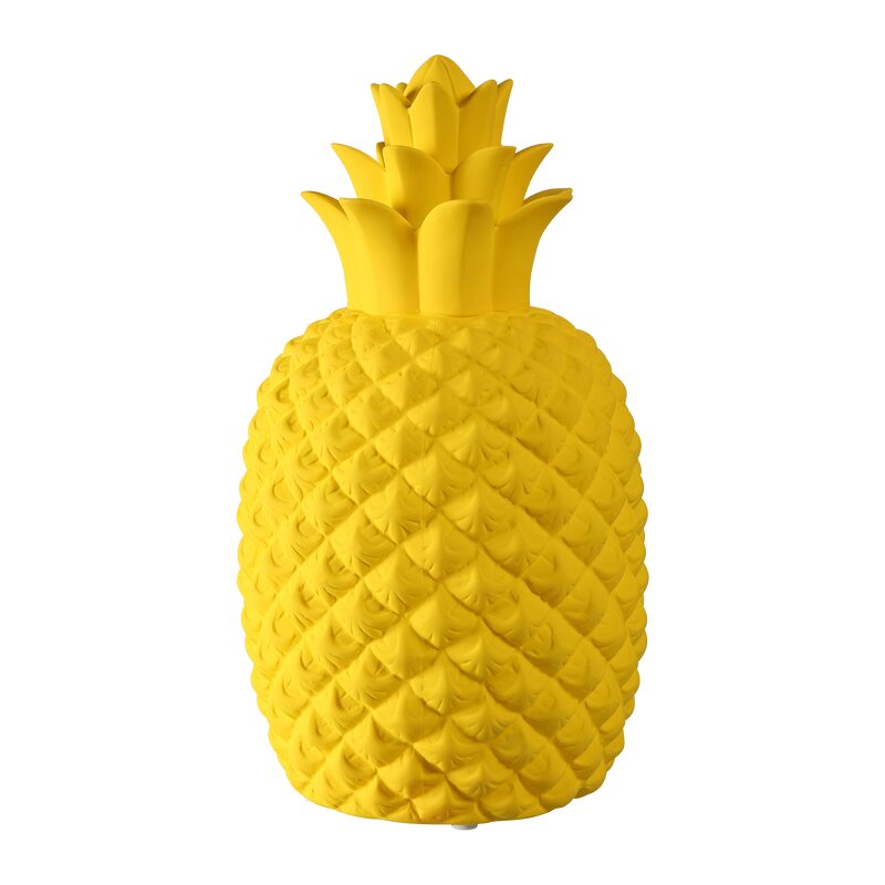 Lampe à poser ANANAS coloris jaune 30,2 x 16 cm
