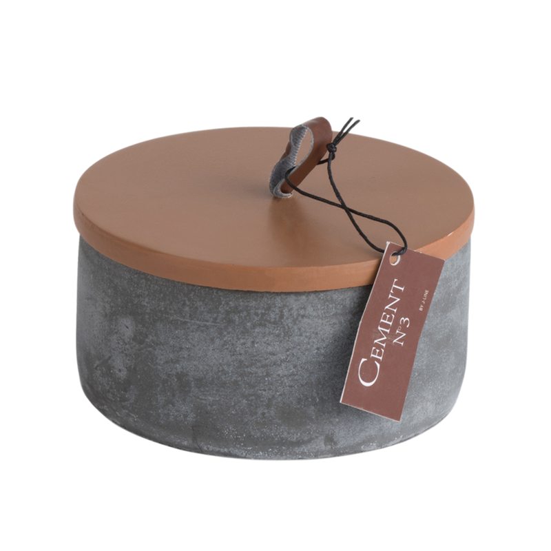 Bougie CONCRETE coloris gris