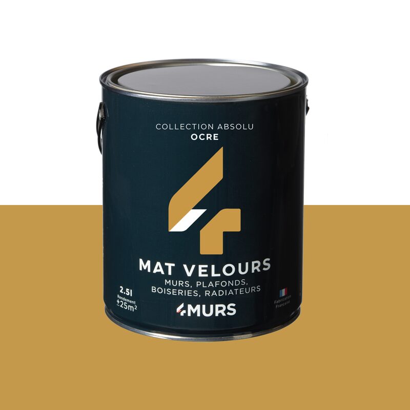 Peinture Multi-supports ABSOLU Acrylique ocre Mat 2,5 L