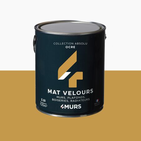 Peinture Multi-supports ABSOLU ocre Mat 2,5 L