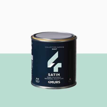Saphyr Peinture Finition Peinture mint Satiné 0,5 L