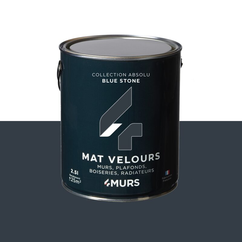 Peinture Multi-supports ABSOLU Acrylique blue stone Mat 2,5 L