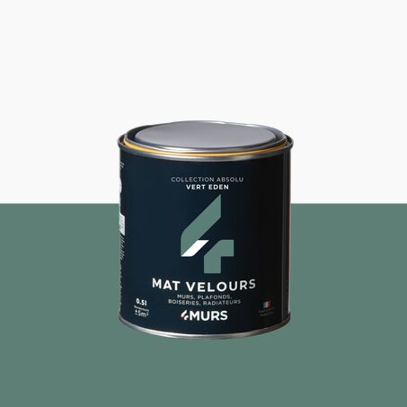 Absolu Peinture Finition Peinture vert eden Mat 0,5 L