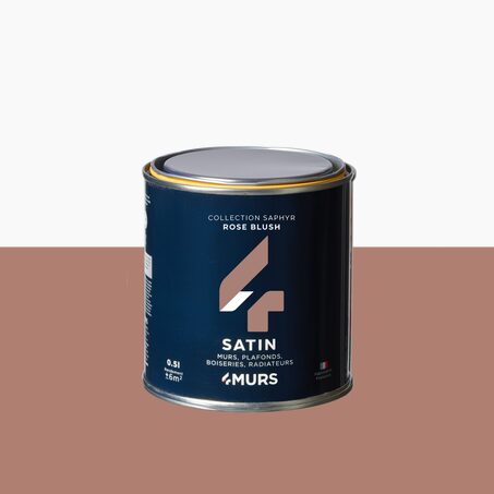 Saphyr Peinture Finition Peinture rose blush Satiné 0,5 L
