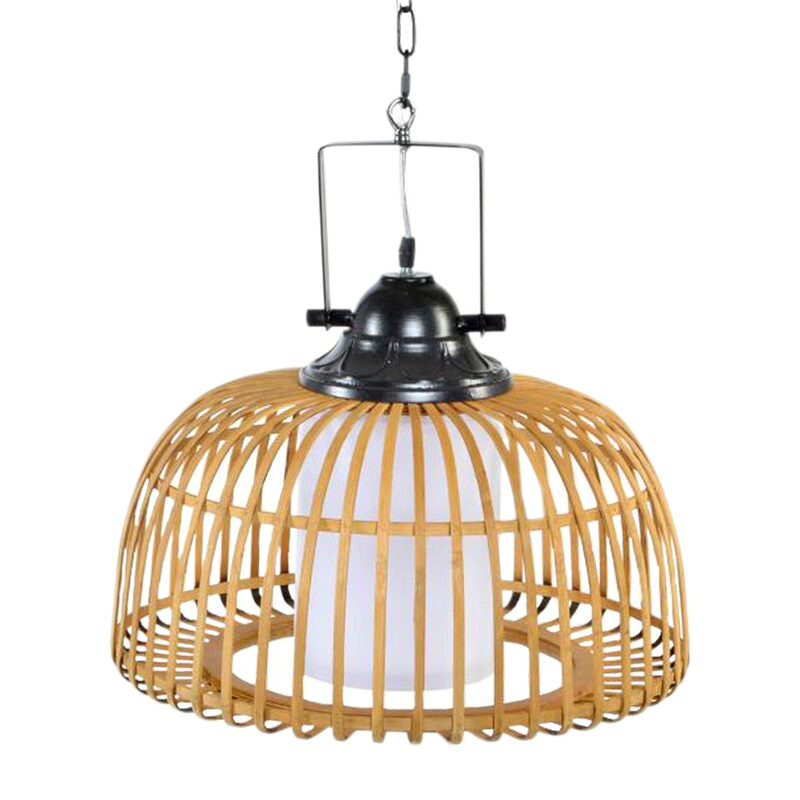 Suspension BAMBU coloris bambou 43 x 43 cm