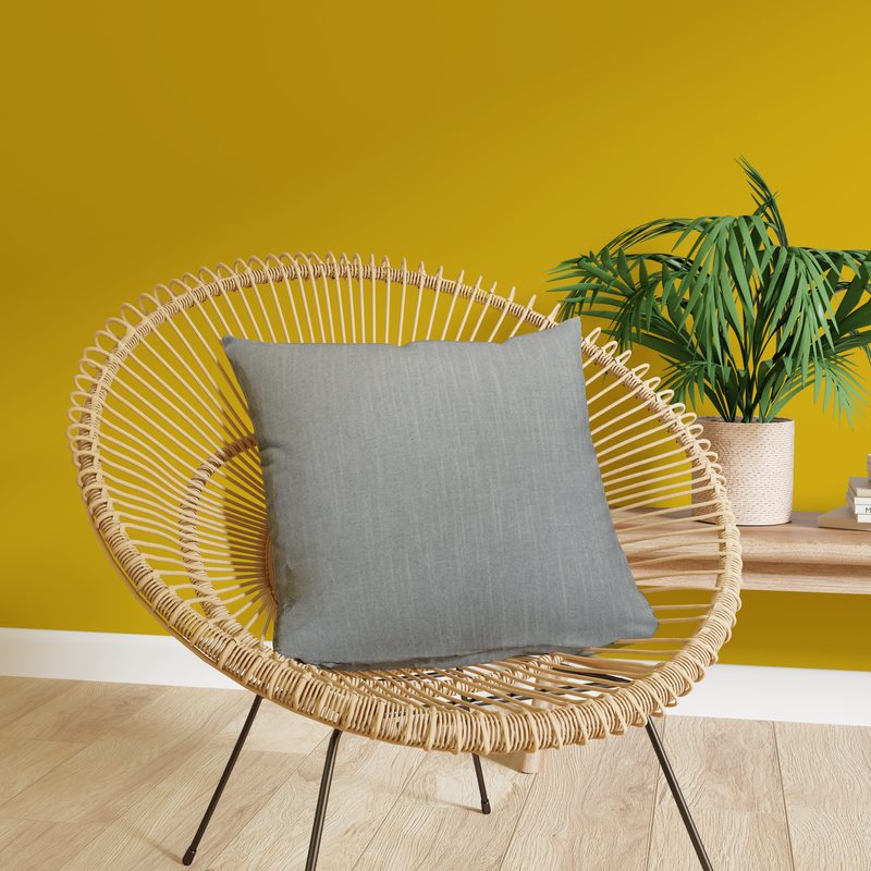 Coussin MANI coloris ciel 45 x 45 cm