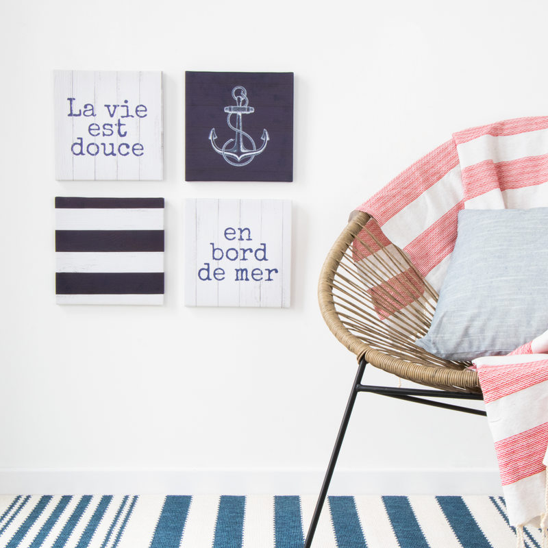 Set de toiles SEA BOARD 25 x 25 cm