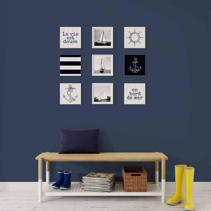 Set de toiles SEA BOARD 25 x 25 cm