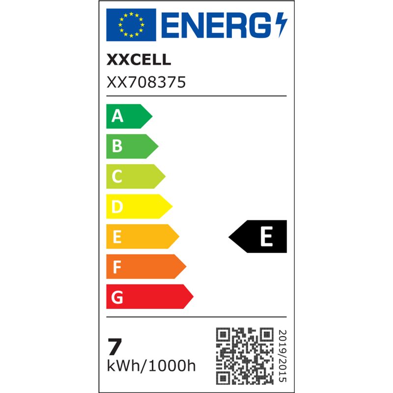 Ampoule LED FILAMENT CLAIRE 60W E27 lumière froide coloris blanc 8 x 5 cm