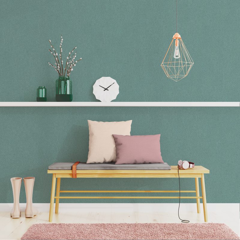 Suspension BUNDAVER coloris cuivre rose 42 x 30 cm