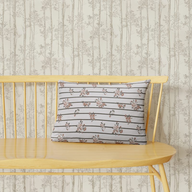 Coussin EULALIE coloris blanc 40 x 60 cm