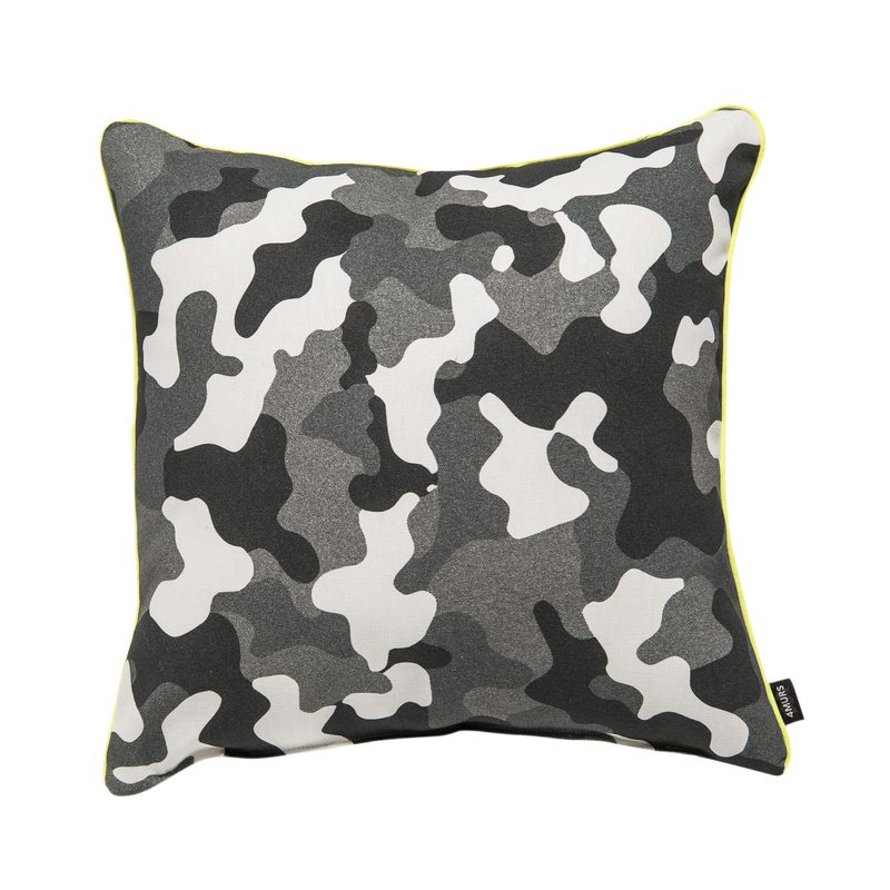 Coussin RAW coloris gris 40 x 40 cm