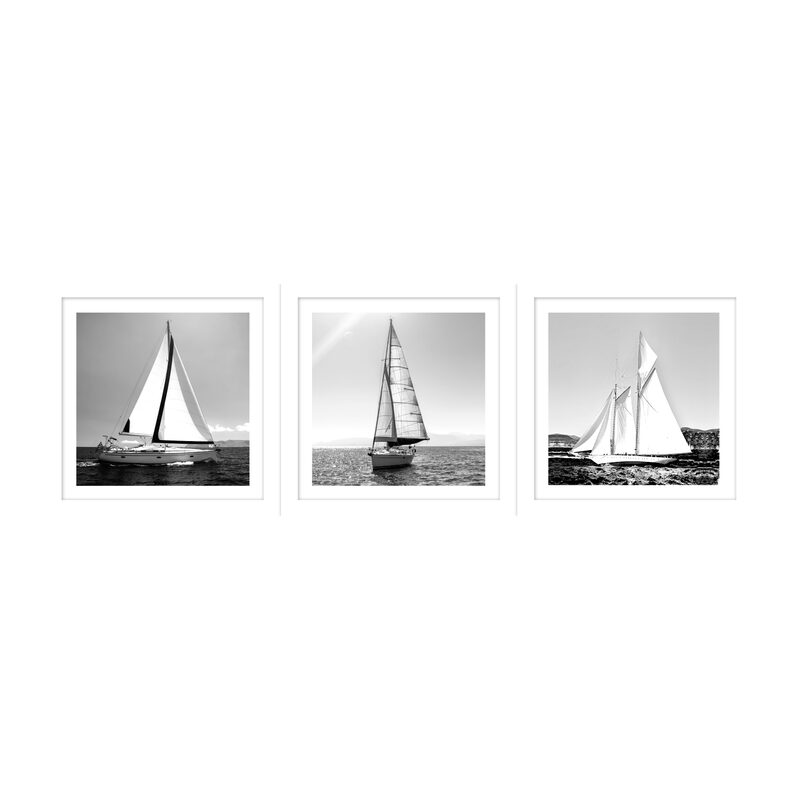 Image encadrée SAILING 30 x 30 cm