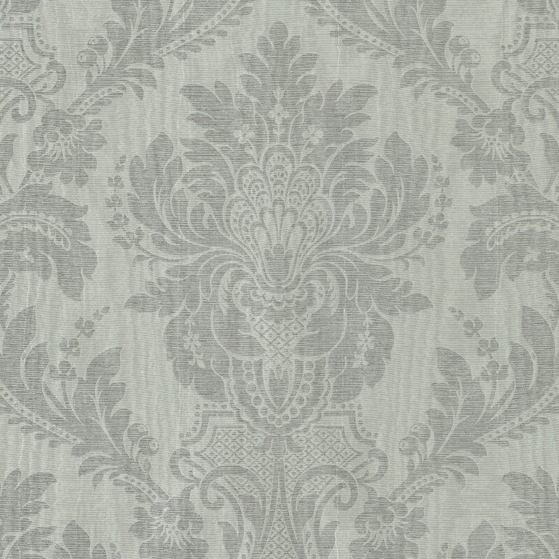 Papier peint intissé CAMBRIDGE coloris gris perle