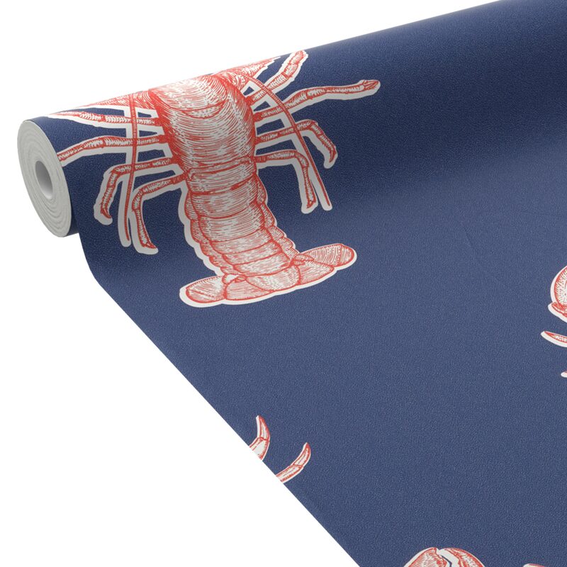 Papier peint intissé PINCH ME coloris bleu drapeau