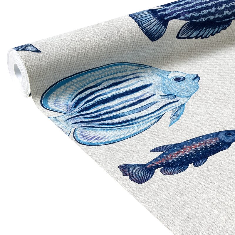 Papier peint intissé FRESH CATCH coloris sable beige