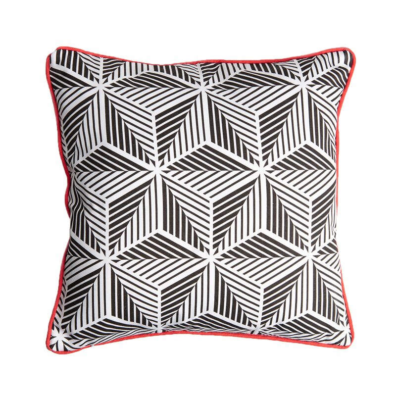Coussin TAHA coloris noir 40 x 40 cm