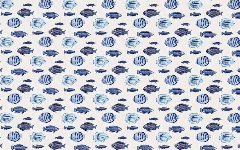 Papier peint intissé FRESH CATCH coloris sable beige