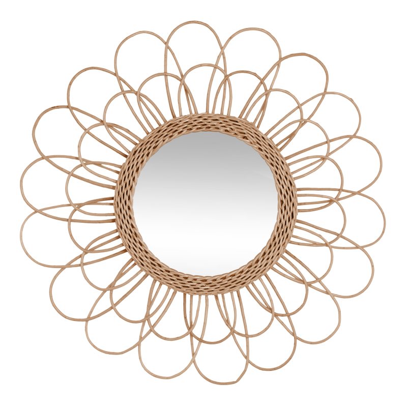 Miroir en rotin SOALINE