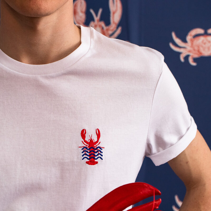 Tee-shirt MISTER LOBSTER S coloris blanc