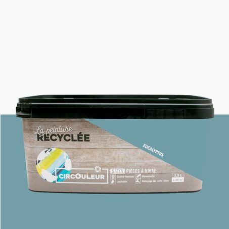 CIRCOULEUR Peinture eucalyptus Satiné 2,5 L