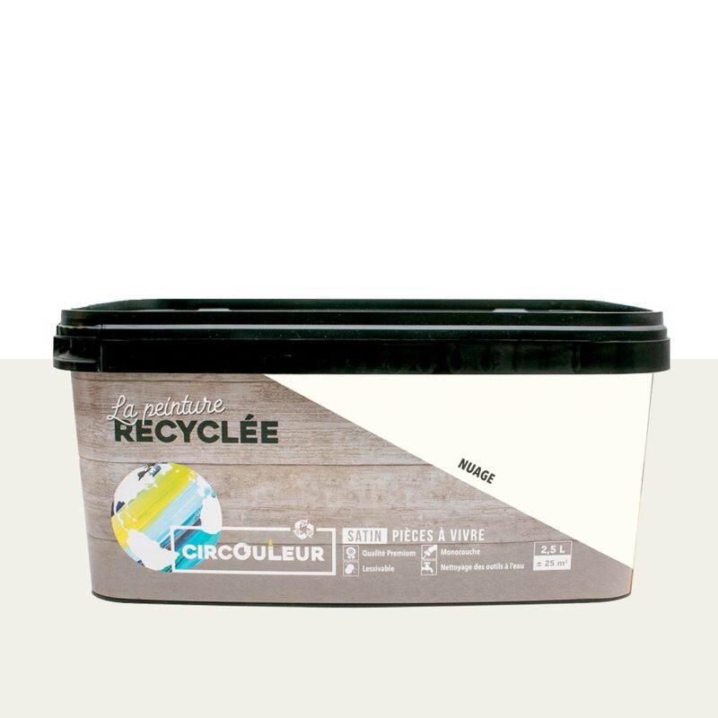 Peinture CIRCOULEUR Acrylique nuage Satiné 2,5 L