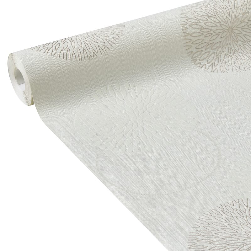 Papier peint intissé SPOT coloris blanc