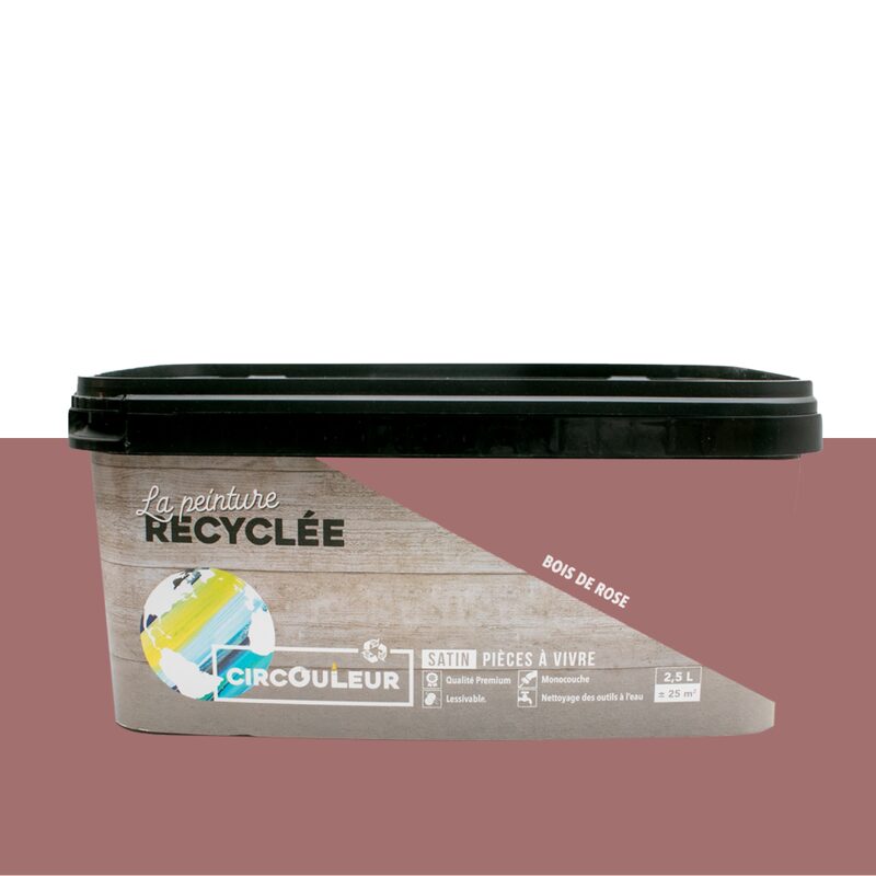 Peinture CIRCOULEUR Acrylique bois de rose Satiné 2,5 L