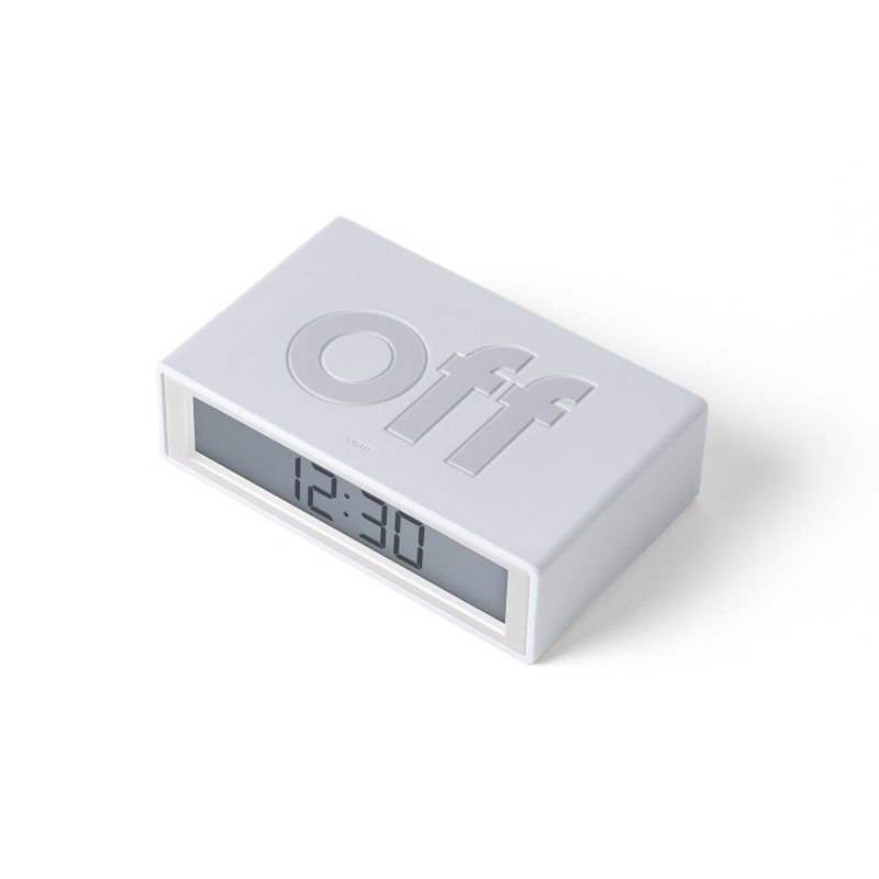 Réveil FLIP X LEXON coloris blanc