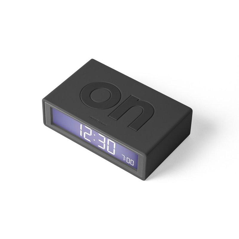 Réveil FLIP X LEXON coloris noir