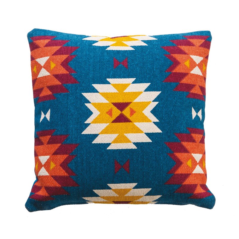 Coussin KILAM coloris bleu acier 45 x 45 cm
