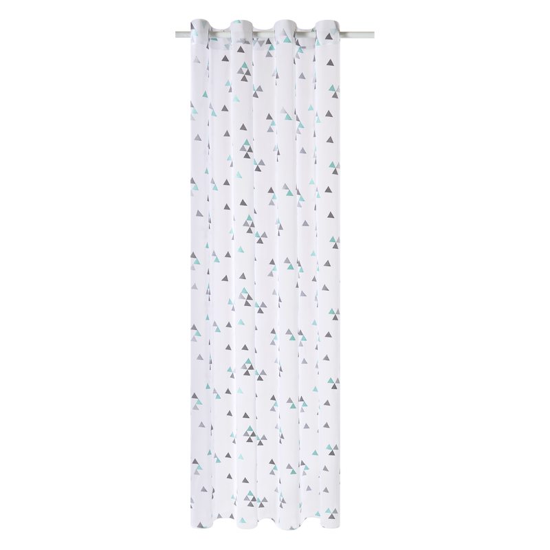 Voilage TRIO coloris turquoise 140 x 260 cm