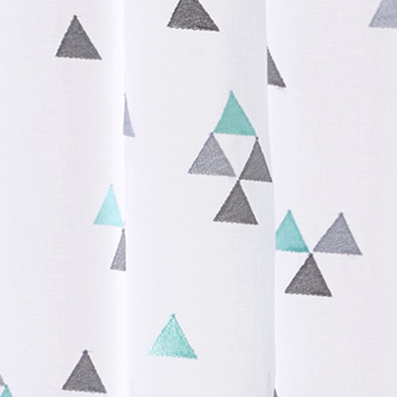 Voilage TRIO coloris turquoise 140 x 260 cm