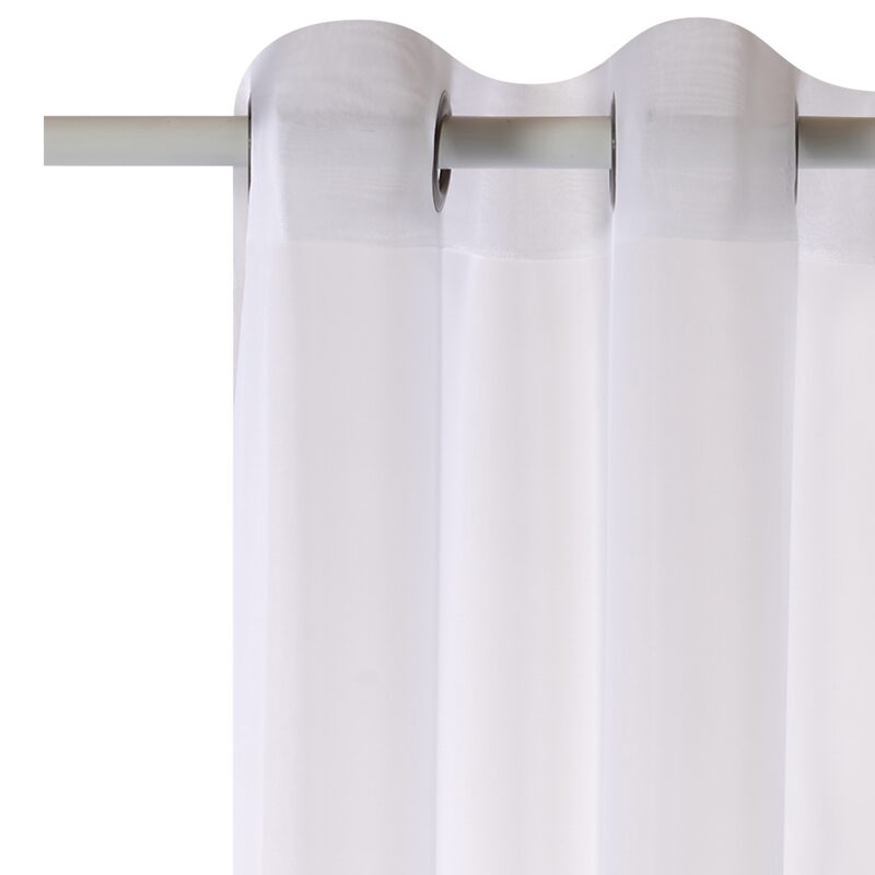 Voilage KRISTALIS coloris blanc 140 x 240 cm
