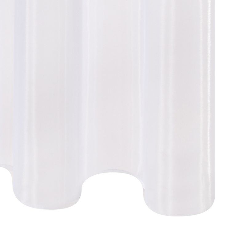Voilage KRISTALIS coloris blanc 140 x 240 cm