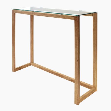 Console PRETTO coloris transparent