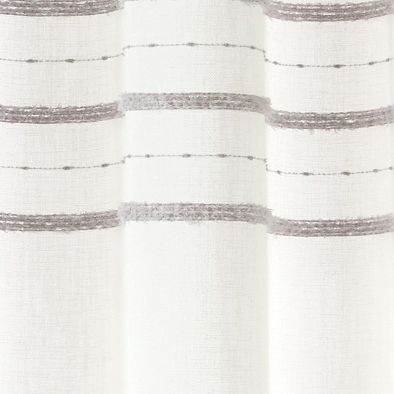Voilage ZEN coloris gris perle 140 x 240 cm