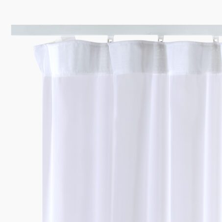 Voilage VOILE JOUR CLAIR coloris blanc 180 x 240 cm