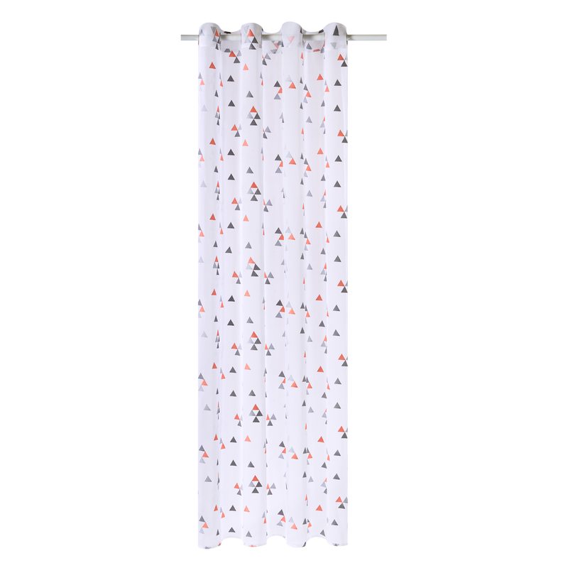 Voilage TRIO coloris corail 140 x 260 cm