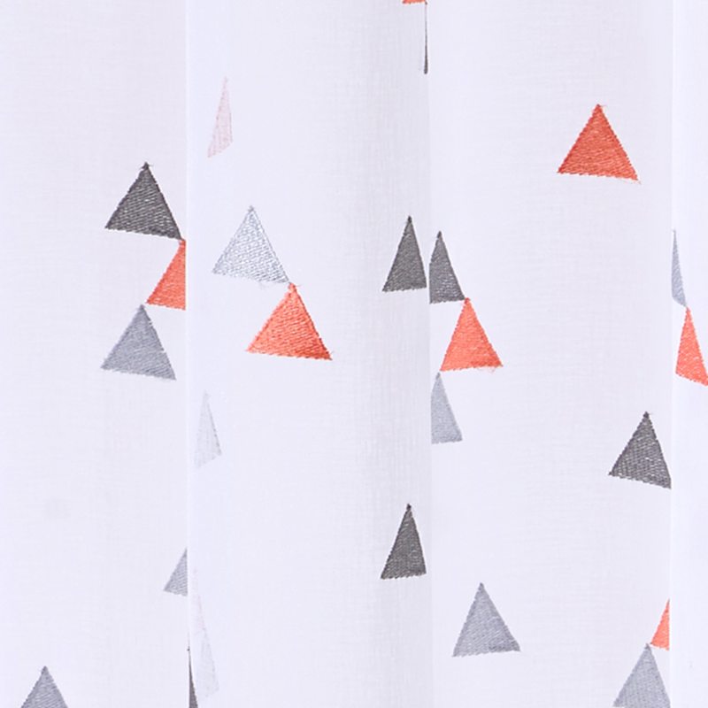 Voilage TRIO coloris corail 140 x 260 cm